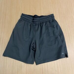 DSG Mens Athletic Training Shorts Black Size Small Elastic Waist Pockets Snags